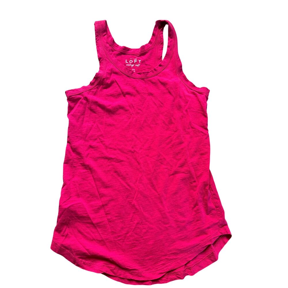Ann Taylor Loft Vintage Soft Pink Tank Top - Women's XS